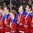 MONTREAL, CANADA - JANUARY 5: Team Russia sings their national anthem following a 2-1 win over Team Sweden during bronze medal game action at the 2017 IIHF World Junior Championship. (Photo by Matt Zambonin/HHOF-IIHF Images)

